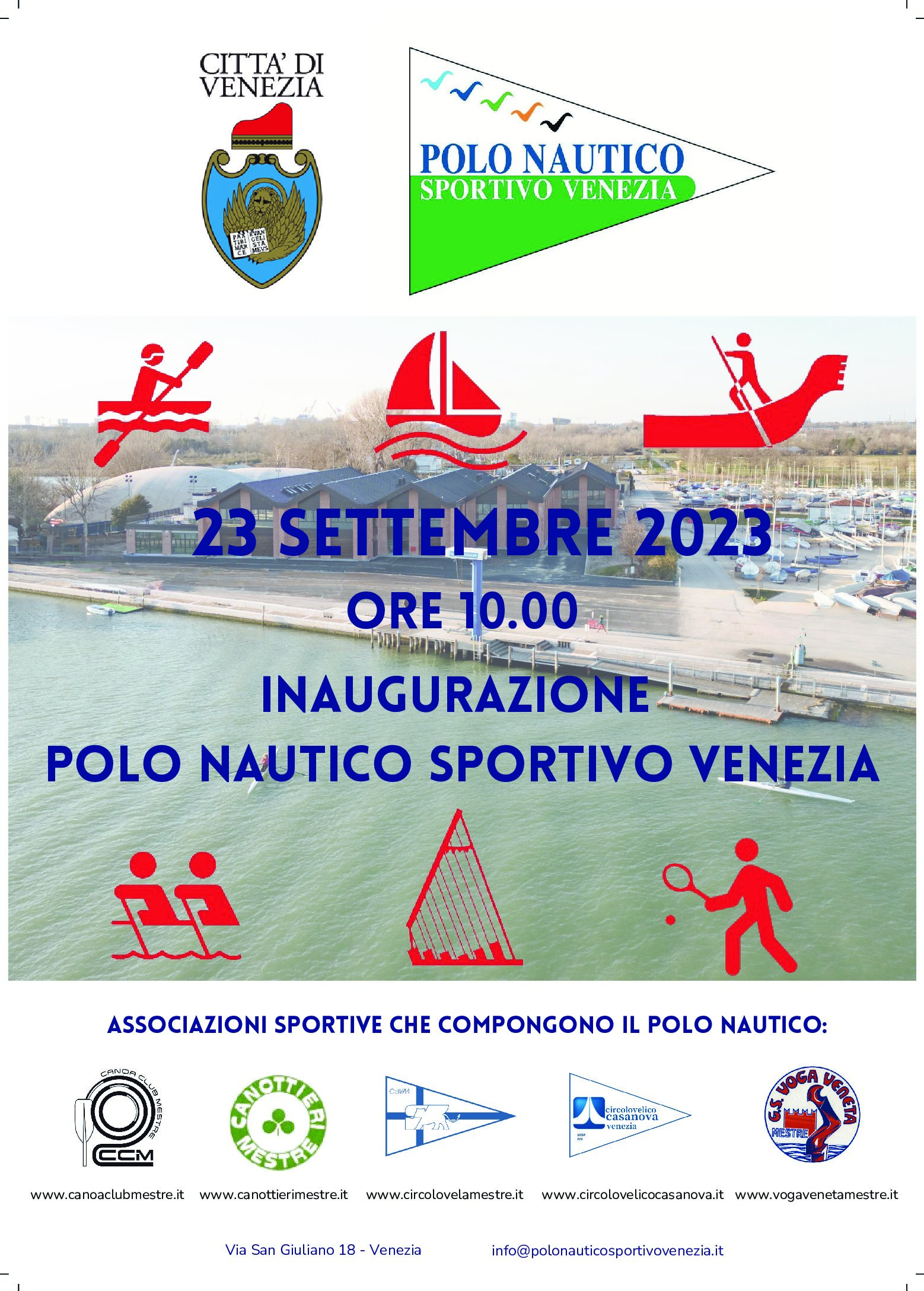 Inaugurazione Polo Nautico Sportivo Venezia